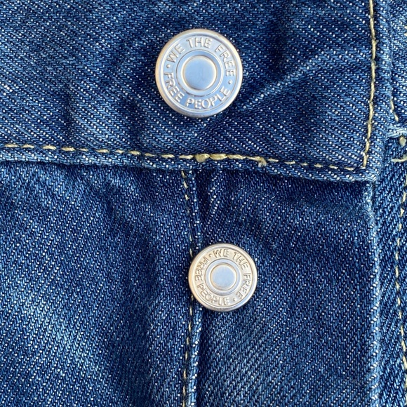 Free People cut off raw hem jeans size 30 - Picture 4 of 6